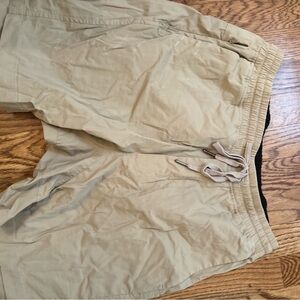Lululemon Athletica Tan Elastic Waist Shorts